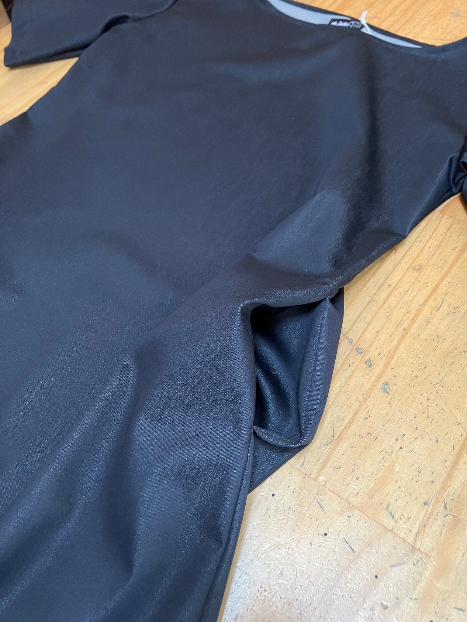 Mim Black Denim Pocket Dress