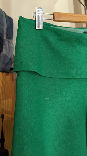 MiM Melbourne Green Denim Fold Over Pants