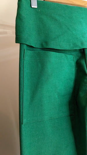 MiM Melbourne Green Denim Fold Over Pants