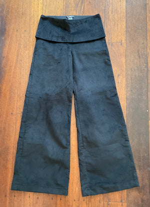 MiM Melbourne Black Cord Foldover Pants